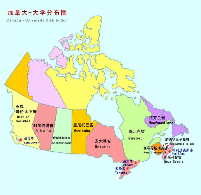 overseastudent.ca 龙在天涯网 加拿大 map