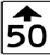 标志: 时速每小时最高可达五十公里