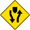 标志:分叉路在前