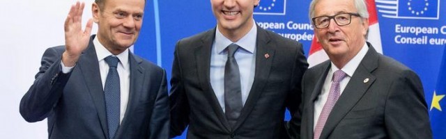 加拿大总理特鲁多此前表示，这个协议标志着加拿大与欧洲的关系开启一个新时代。